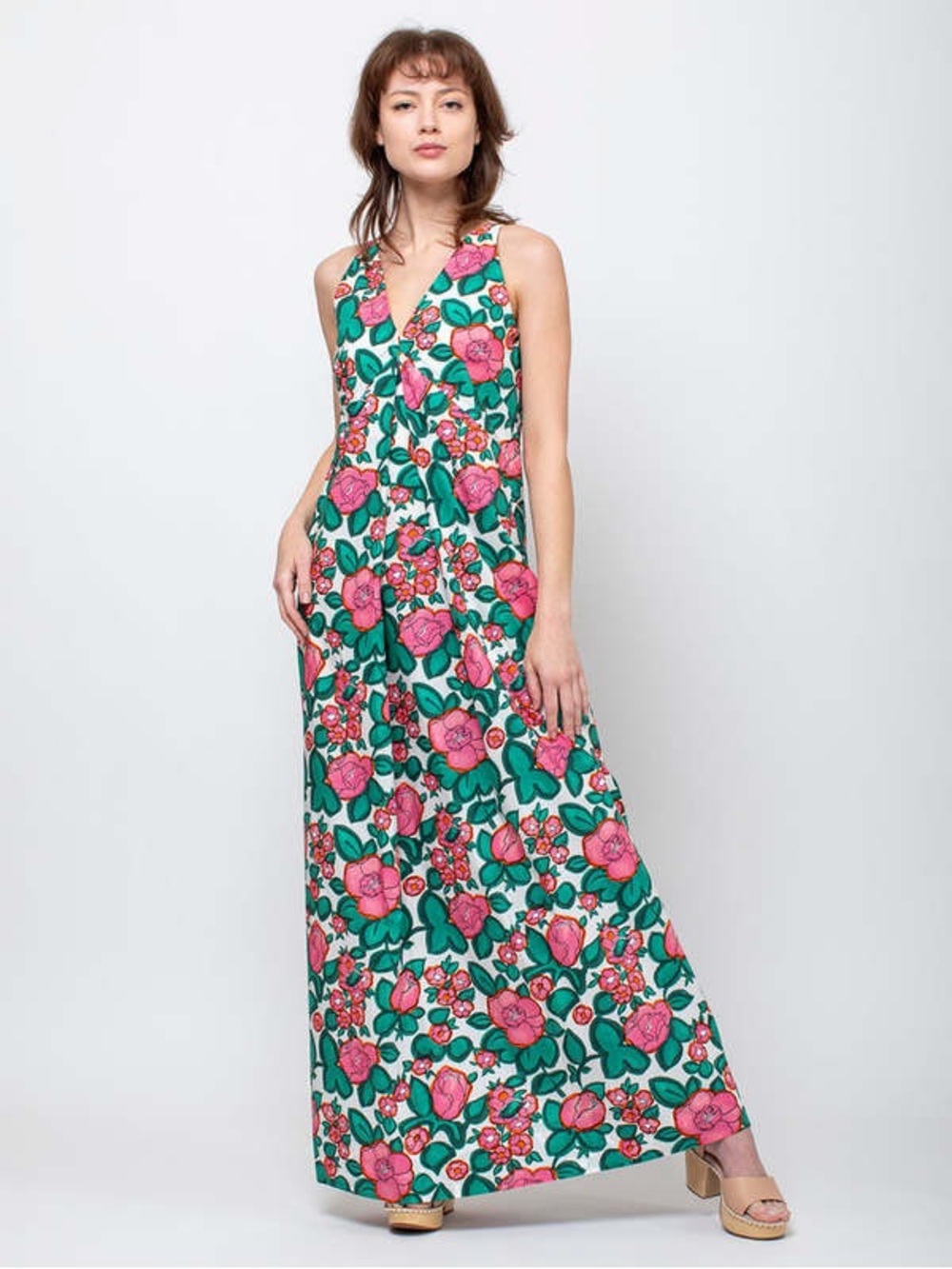 NWT ODEEH Pink Floral Printed Dress Size US6